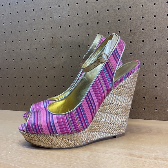 Nine West Shoes - Nine West Karmic Wedge Sandals Size 8.5 Women’s